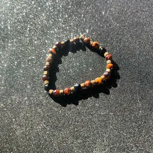 Orange and brown bracelet