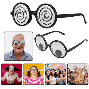 Funny Cat Eye Glasses Set, April Fools' Day Prank Props, Perfect for Birthday Parties, Halloween Costumes, Photography Accessories