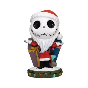 PVC Monogram The Nightmare Before Christmas Santa Jack Figural Piggy Bank, Home Decor Ornament for Home Supplies