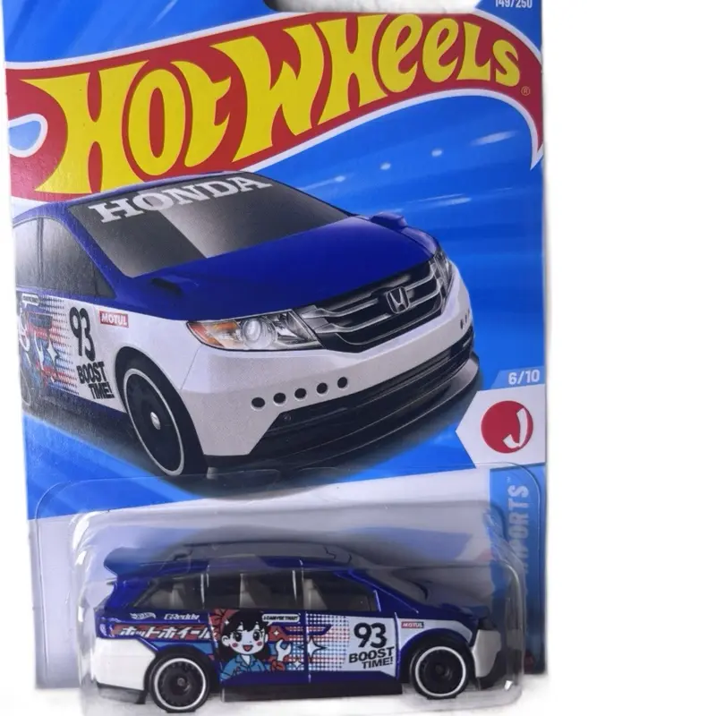 Hot Wheels Honda Odyssey Diecast Model Car - Elegant Design, Enhanced Performance, Versatile Collectible for Entertainment Enthusiasts