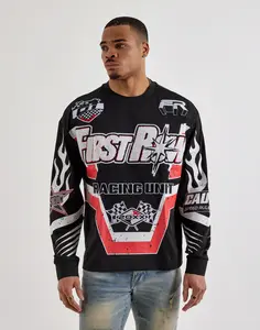 Mens First Row Racing Unit Stadium Long-Sleeve Jersey