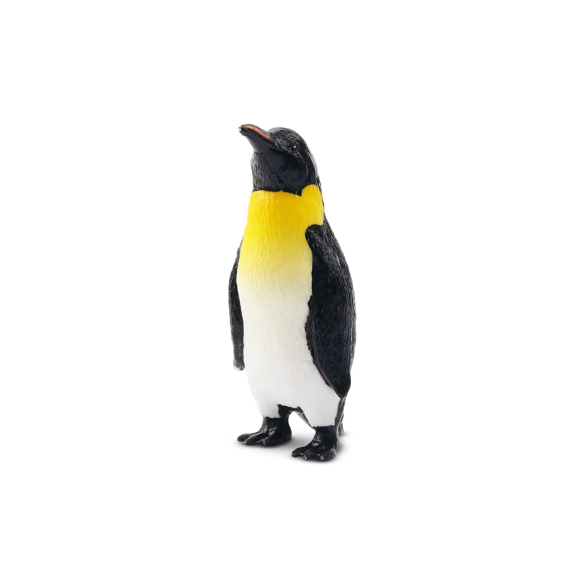 Toymany Hand-Painted Plastic Mini Standing Penguin Figurine - Realistic Bird Model, Ideal for Early Education, Montessori Sensory Play, Cake Decor, Desk/Home Accents, Thoughtful Gifts, Collectibles