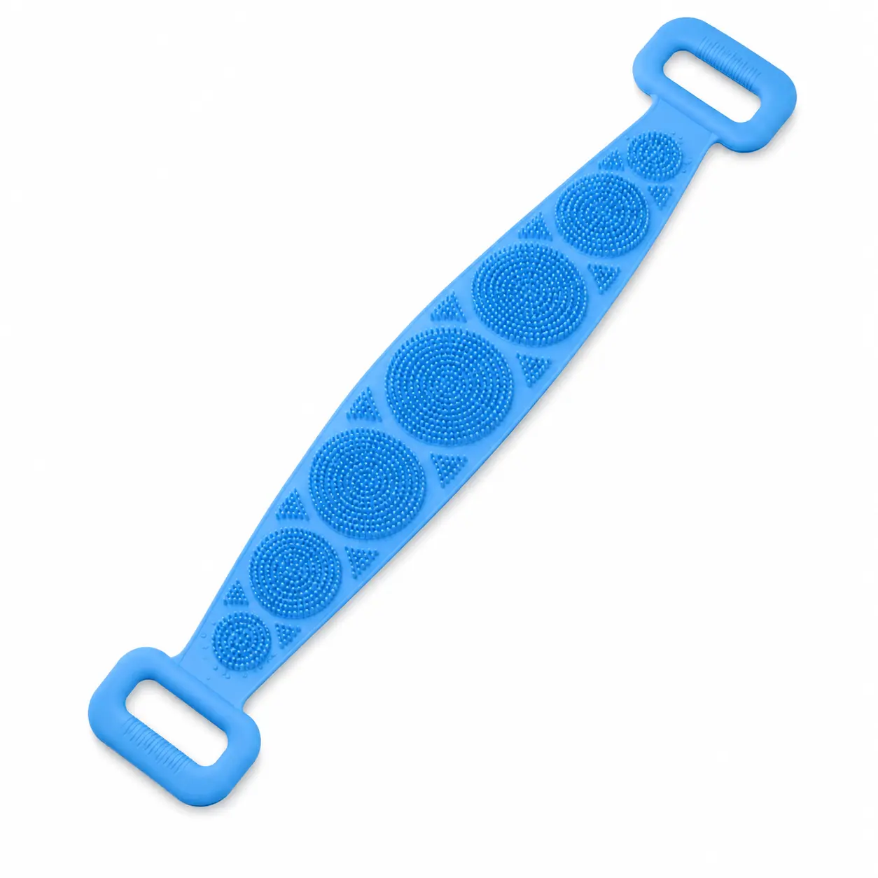 Handheld Long Back Cleansing Strap, Gentle Exfoliating Shower Belt For Easy Bathroom Body Washing