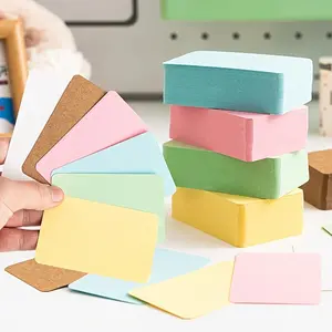 Colorful Blank Word Cards, Learning Hard Card Paper, Drawing Message Cards, Educational Toy for Kids, Ideal for Vocabulary Practice