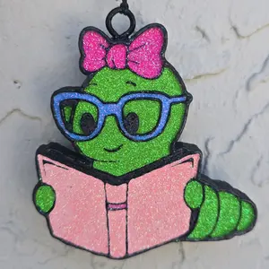 Book Worm Car Freshie