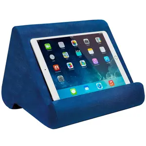 Ontel Pillow Pad Ultra Multi-Angle Tablet Stand Blue - For iPad, Tablets, Phones Computer Smartphone