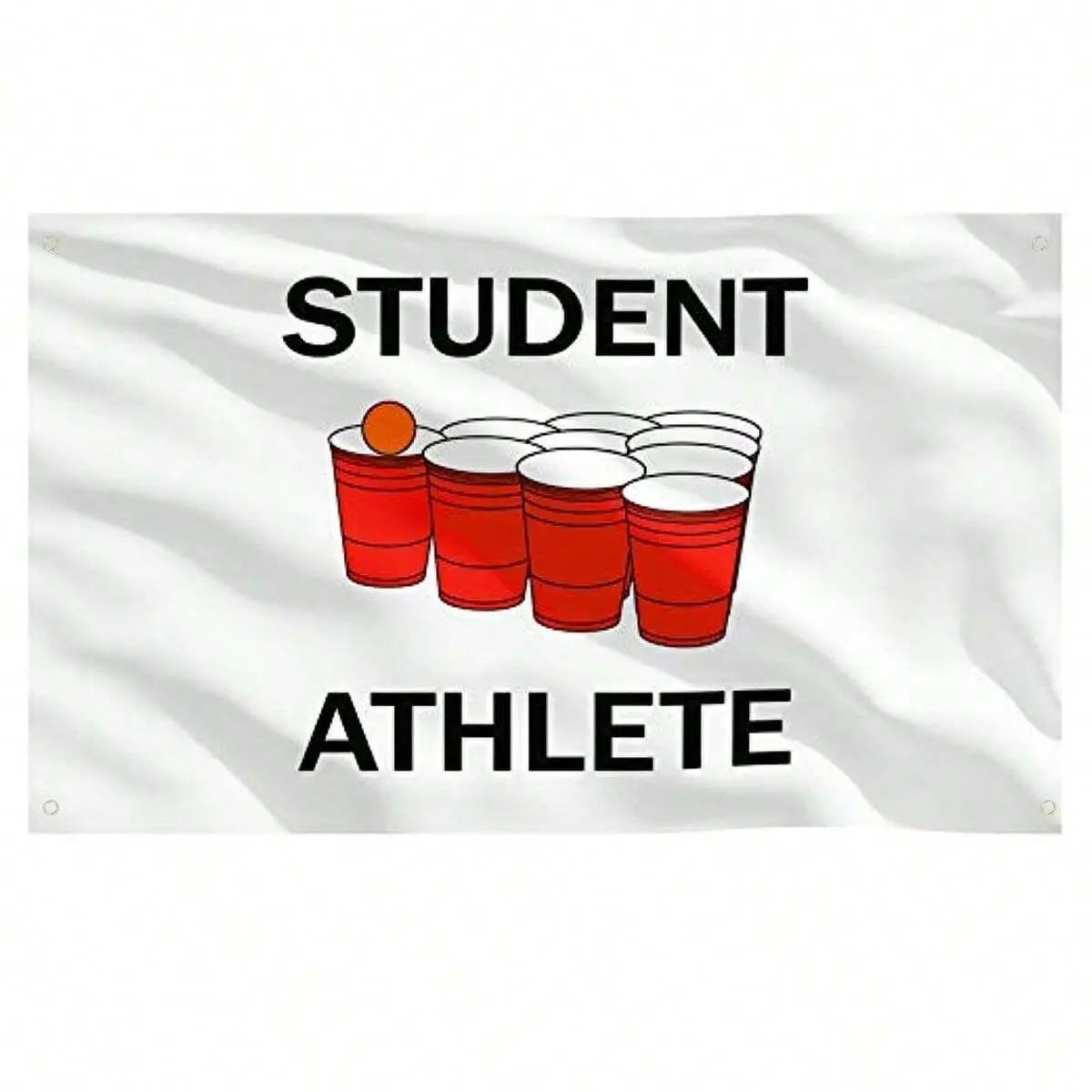 Student Athlete Banner Flag 3x5FT Multicolor College Dorm Room Decor for Valentine's Day & Fall Decorations Gift for Girlfriend
