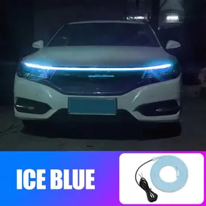 LED Strip Light 180cm Ice Blue 12V Waterproof, Flexible Scanning Flow Decorative Light Strip for Interior Decor, Bar, Display Cabinet