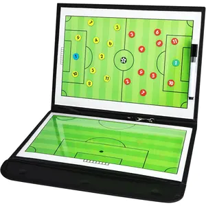 Soccer Coaching Magnetic Tactical Board Kit – Dry Erase Board, Marker Pen & Zipper Bag Included (Football Coaching Board)