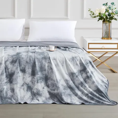 Elegear Handmade Tie-Dye Arc-Chill 3.0 Cooling Blanket - Skin Friendly, Soft, Breathable, Durable Reversible Bedding with Arc-Chill Fiber for Hot Sleepers, Hot Flashes, Ideal for Couch, Bed Gift