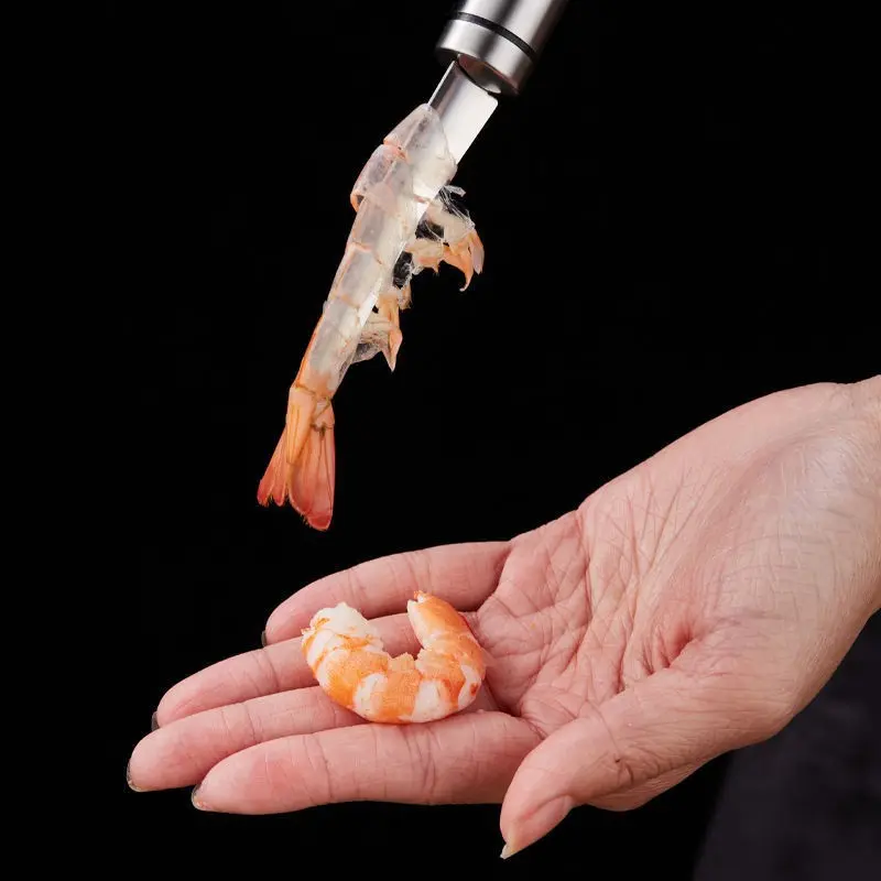 Stainless steel multi-purpose shrimp peeler, shrimp line knife, shrimp shell peeling tool