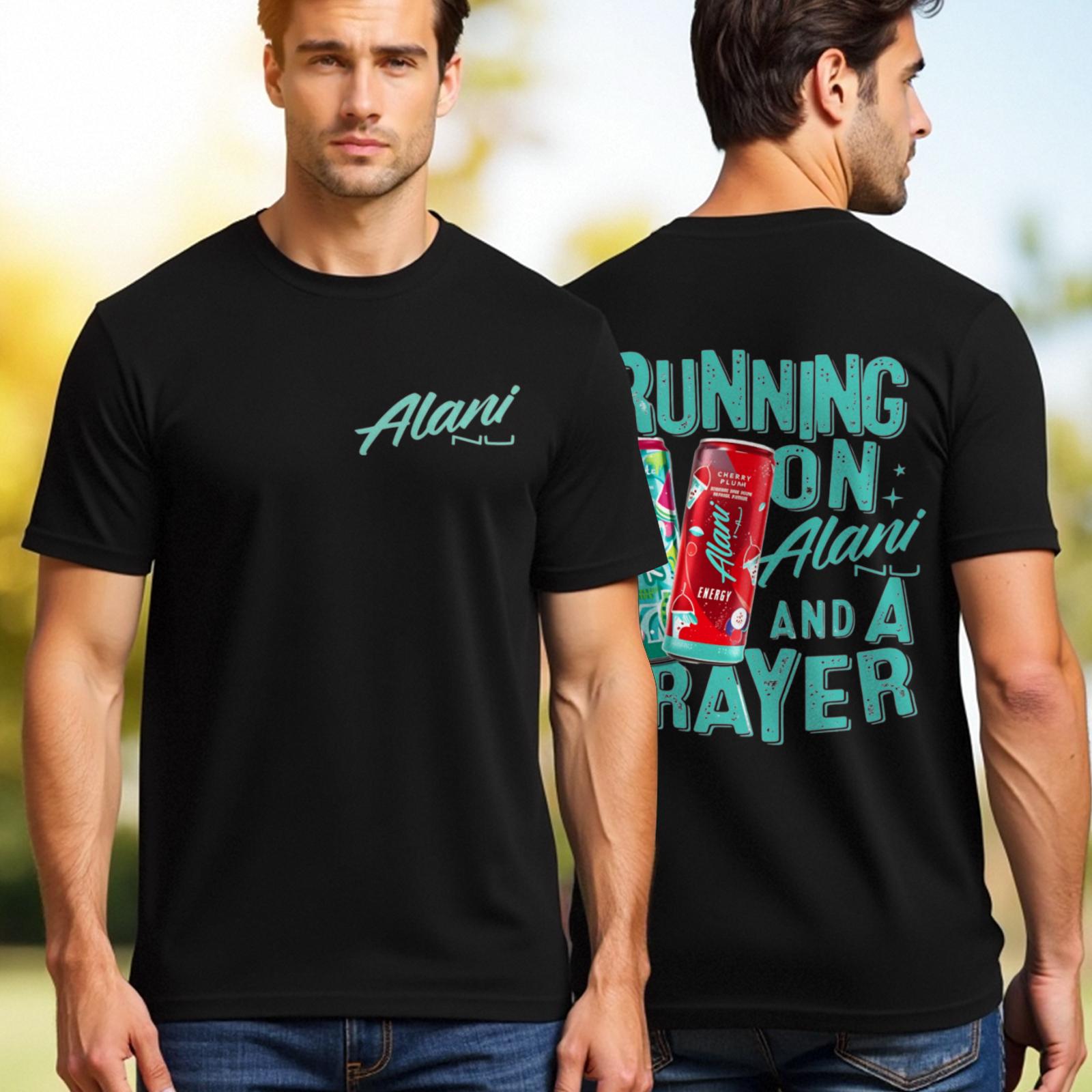 Double-Sided Alani Nu Energy Drink Graphic T-Shirt tee