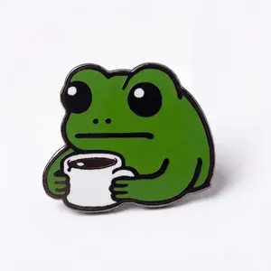 Coffee Frog Pin