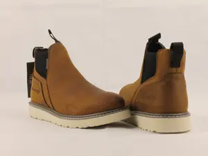 Versatile Men's Chelsea Suede Boots Extra Wide