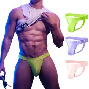 Men's Modal Low Rise Thong Underwear Soft Breathable Stretch Fit T-Back Design
