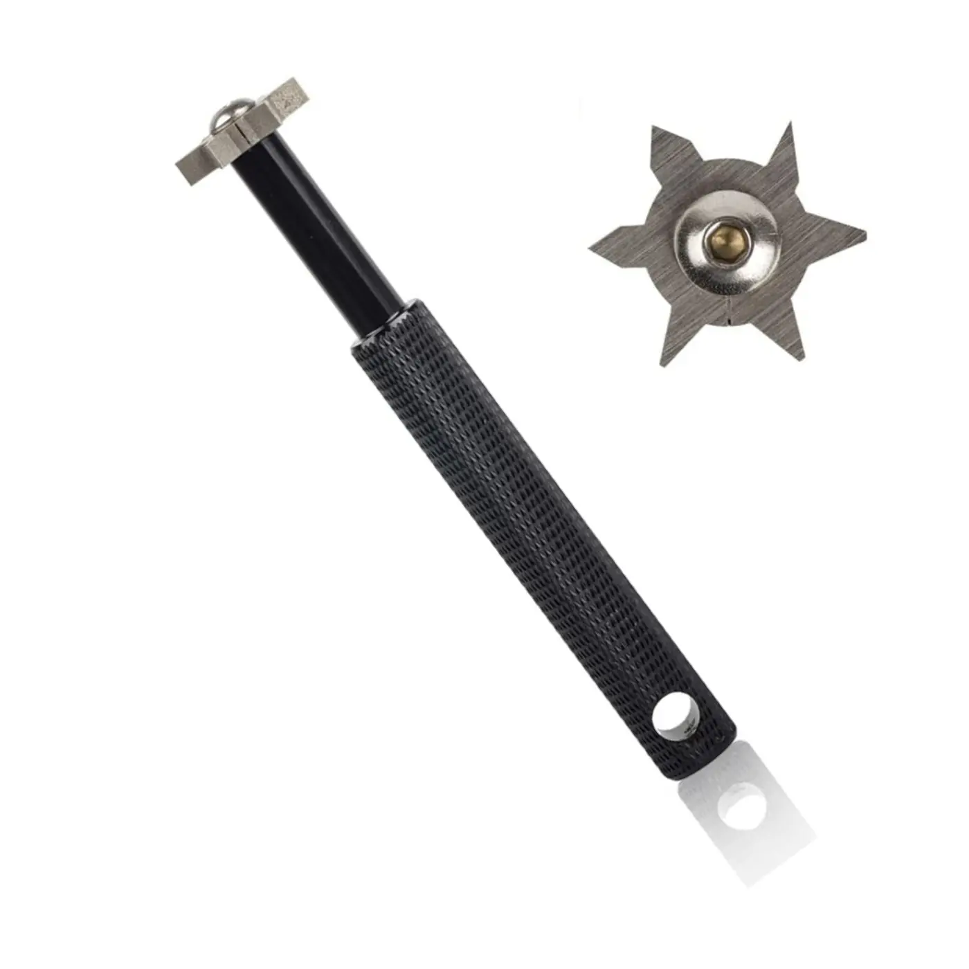 NuRich Golf Club Groove Sharpener Golf Accessory Tool Made for Re-Grooving Clubs, Irons, Pitching Wedge, Sand Wedges, Driver, Easily Attach to Golf Bag to Bring On Golf Courses
