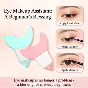 2 Packs Eye Makeup Assistant A Beginner's Blessing Random Color Tool for Easy Eyeshadow Eyeliner & Mascara Application Perfect for Creative Looks or Everyday Makeup