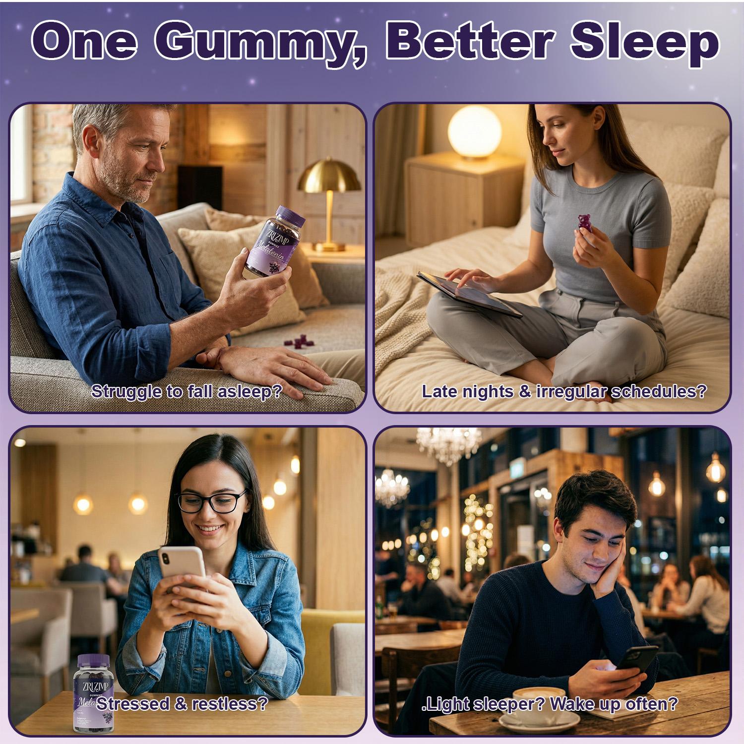 Self Care Sleep Bear Gummies for Evening Wind Down