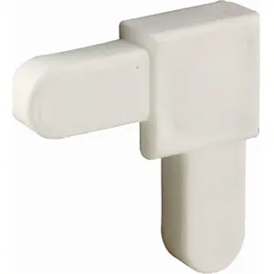Prime Line PL 14336 20 Pack- White - Plastic Square Cut Screen Frame Corner, 20-Pack Value, Mobile Homes