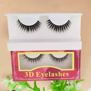 Wigscene 2 Pairs 3D Mink Cat Eye Lashes. Fluffy and lightweight with natural layered & feathery texture. The soft flexible lash band ensures comfy wear, helping create vivid three-dimensional eye makeup.