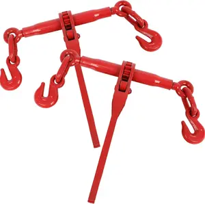 Chain Binder,red Ratchet Load Binder,Adjustable Length Heavy Duty