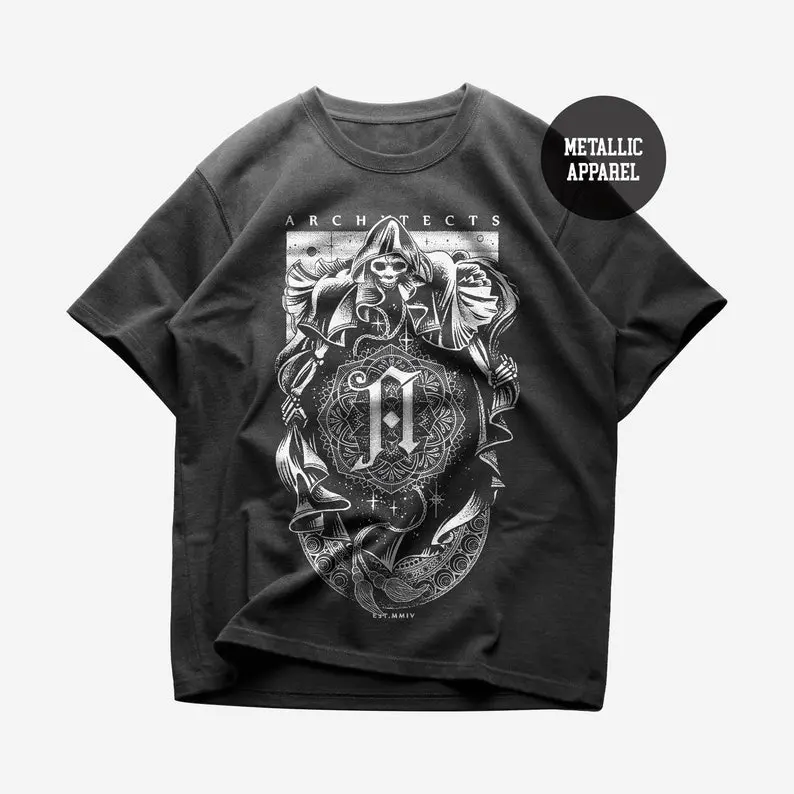 Architects T-shirt - British Metal Band Shirt - Architects Merch - Unisex Heavy Cotton Tee