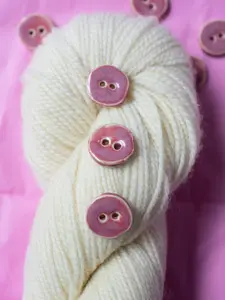 Pink Tulip  <br/><small>23mm Ceramic Linda's Button</small>