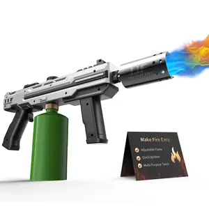 IJF Propane Torch for Cooking, Adjustable Flame Culinary Torch for Steak Searing, Creme Brulee, BBQ Grill & Charcoal Starter (Tank Not Included)