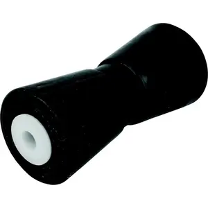 Attwood 112171 12 x 0.625 in. Heavy Duty Boat Trailer Roller, Black - Rubber Shaft Keel
