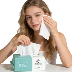 Disposable Face Towels, Single Use Tissues, 1/2/4/6Packs Face Towelettes for Washing & Drying, Dry Wipes Facial Tissue for Travel, Camping, Home Hand Wipes and Other Outdoor Activities Use, Korean Facial Cleansing Cloths, Thick Tissues
