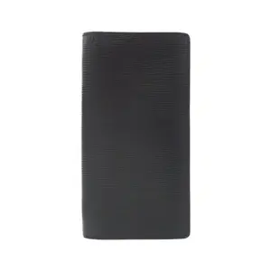 Pre-owned Louis Vuitton Calfskin Small Leather Goods Epi Portefeuille Brazza Wallet