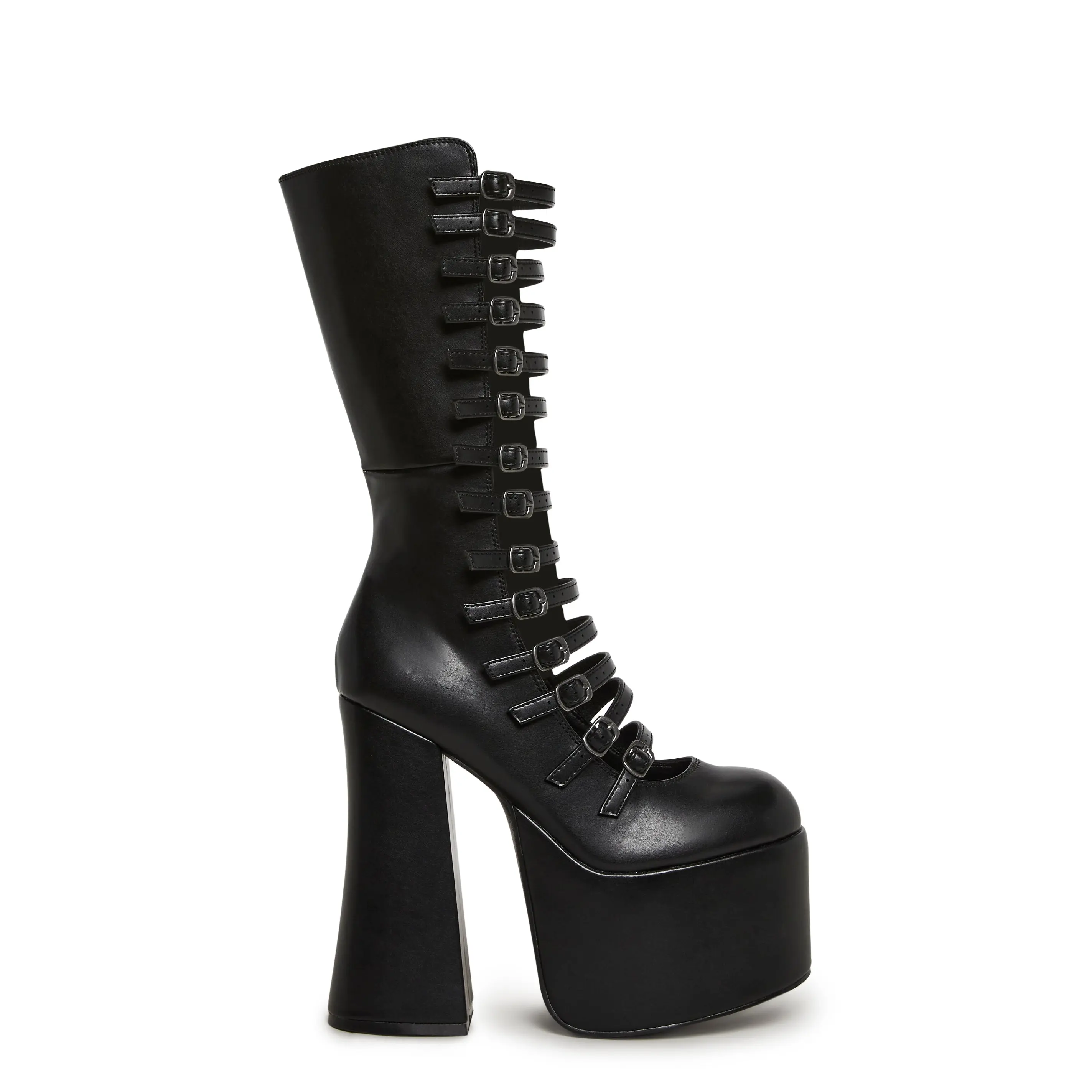 Hardcore Dazzle Platform Boots - Black