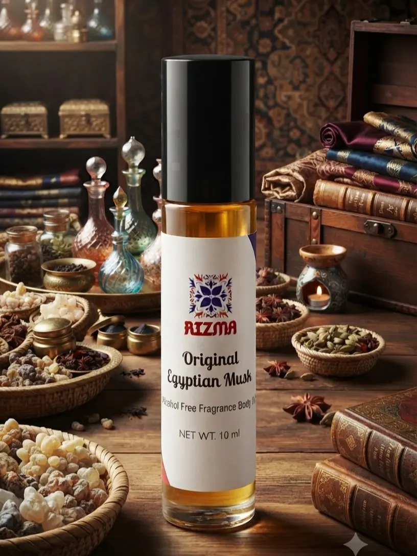 Original Egyptian Musk Fragrance Oil 10ml – Alcohol-Free Musk Body Oil