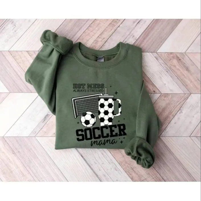 Soccer Mom Sweatshirt, Soccer Mama Sweater, Soccer Mom Crewneck, Soccer Mom Sweatshirt, Soccer Sweatshirt, Mama Sweatshirt, Mom Soccer Sweatshirt