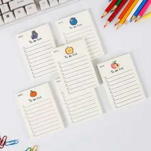 Cute Strawberry Notebook, Korean Style Girl Heart Journal, 50 Sheets Memo Pad, Adorable Fruit Design, Perfect Gift Idea