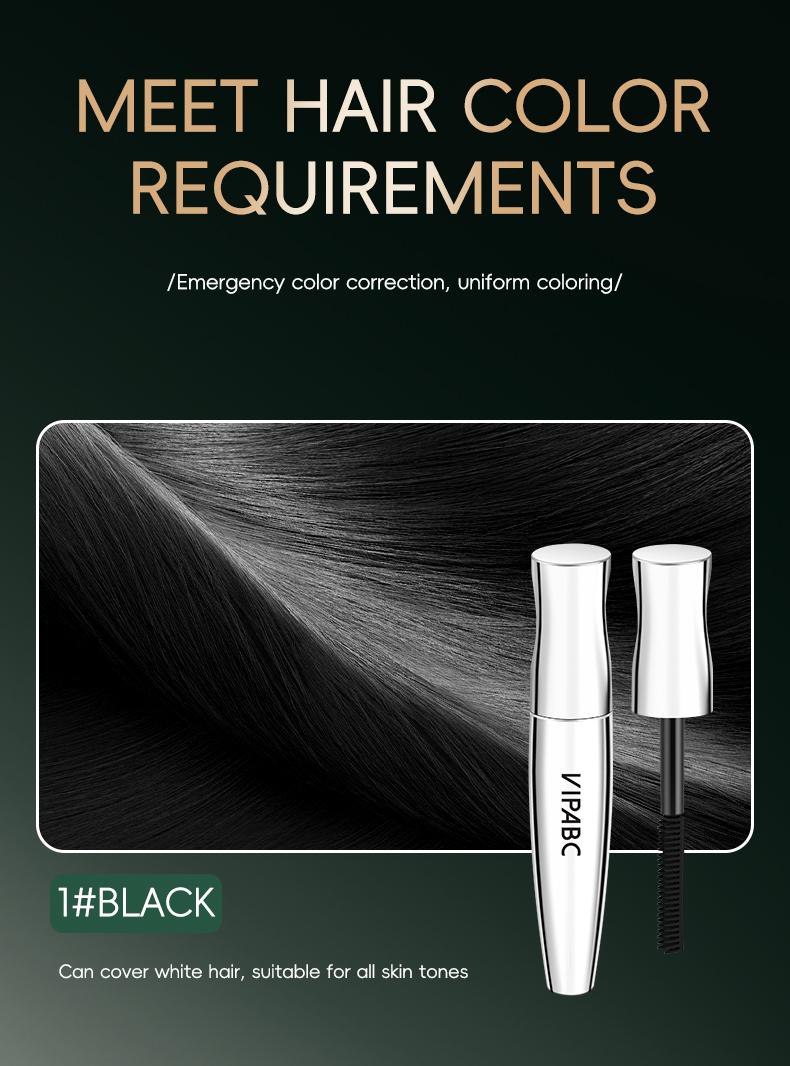 VIPABC Hair Root Touch-Up Pen – Easy Gray Coverage & Hairline Filler for Natural Look