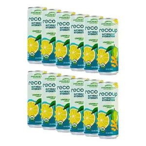 Recoup 12-pack Lemon Lime Organic Beverage with Ginger