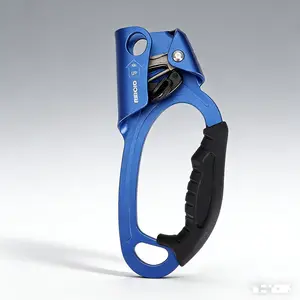Hand Ascender UIAA & CE Certified Gear for Rock Climbing Rappelling Tree Arborist Rescue Roofing Rope Clamp for 8-13MM Rope Left & Right Hand Options Outdoor Sports Equipment