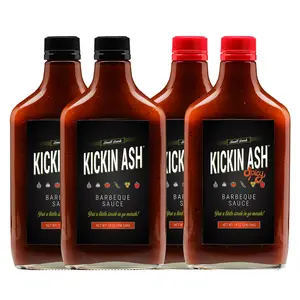 Kickin Ash Original/Spicy BBQ Sauce 50/50 Bundles (Qty. 4, 8, 12)