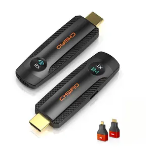 Wireless HDMI Transmitter & Receiver, 2.4G/5G Dual-Band 1080P Full HD For TV/Projector/Laptop - Plug & Play, Low Latency, Stable Signal