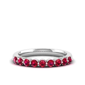 Share Prong Ruby Band