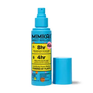Mimikai Kids Mosquito & Tick Repellent Mist (DEET-Free) Travel Size | Natural Bug Spray for Kids | 8hr Mosquito & 4hr Tick Protection | EPA-Registered | Ages 2+