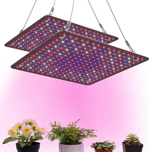 LED Grow Lights, Full Spectrum Grow Lamp with IR & UV LED Plant Lights for Indoor Plants,Micro Greens,Clones,Succulents,Seedlings,Panel Size