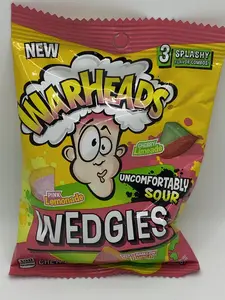 Warhead Wedgies -Cherry Limeade, Watermelon Punch, Pink Lemonade