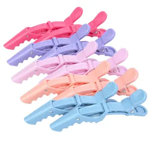 Hair Clips for Women – Wide Teeth & Double-Hinged Design – Alligator Styling Sectioning Clips of Professional Hair Salon Quality - 10Pack