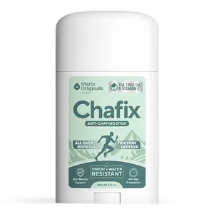 Marie Originals Chafix Anti Chafing Stick – 2.5oz | Plant-Based Anti Chafe Stick with Shea Butter, Arrowroot & Tea Tree | Sweat & Water Resistant, No White Residue, Non Greasy Thigh Rub Protection