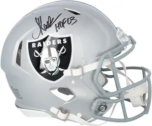 Marcus Allen Los Angeles Raiders Autographed Riddell Speed Authentic Helmet with "HOF 03" Inscription - Fanatics Authentic Certified