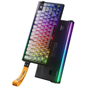 ATTACK SHARK R85 HE Rapid Trigger Keyboard Magnetic Switch with Custom Lightbox, 75% Wired Mechanical Keyboard, 8KHz Polling Rate, 0.005mm RT Accuracy, Support RT/Snap Tap/DKS/MT/TGL
