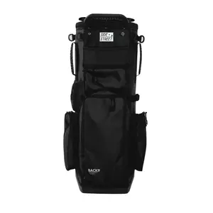 Back9 Golf Bag Backpack. A convenient bag to get to golf on a bicycle, motorcycle, train, or city transit.