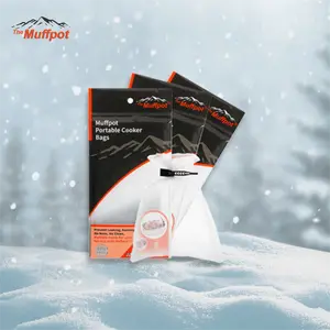 Muffpot Portable Compact Cooker Bags 7x10.5" ( 3 Packs)